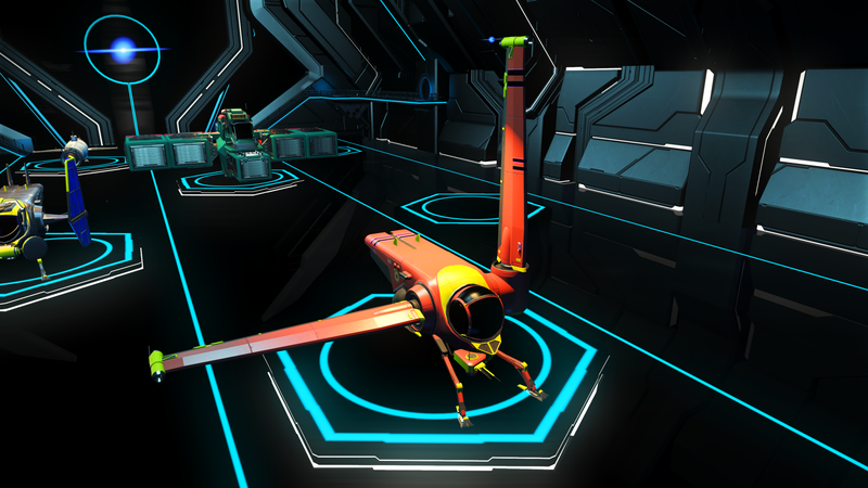 I think this guy was directing other ships onto the landing pads?